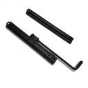 Klizna tračnica s jednim zaključanim sjedalom